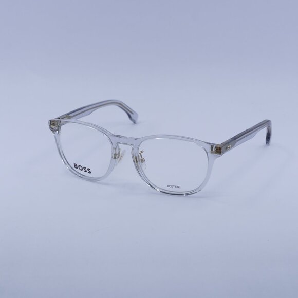 Hugo BOSS 1479/F 0KB7 00 Eyeglasses Transparent Grey 52mm Round Frame - Picture 6 of 11